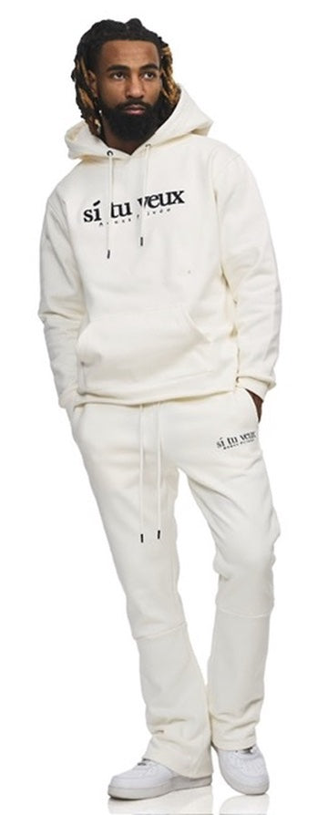 SIGNATURE VEUX HOODIE - IVORY - TVOO88
