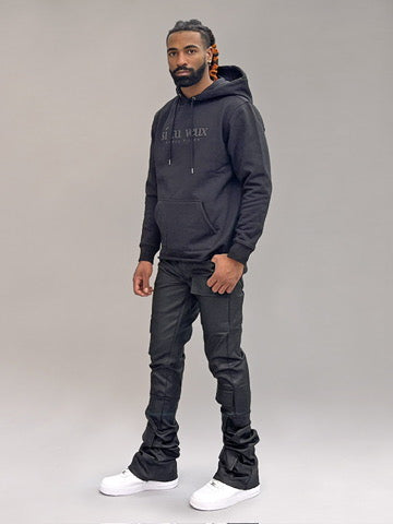 MPC 38" STACKED JEANS - BLACK WAX TV0051 RMX