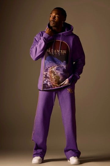 SI TU VEUX RIVIERA HOODIE - VIOLET PURPLE - TV0101