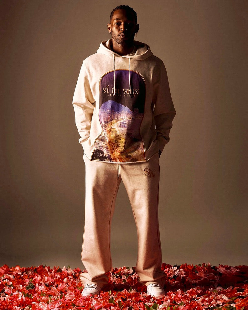 Si TU VEUX RIVIERA HOODIE - HEATHER OATMEAL - TV0101