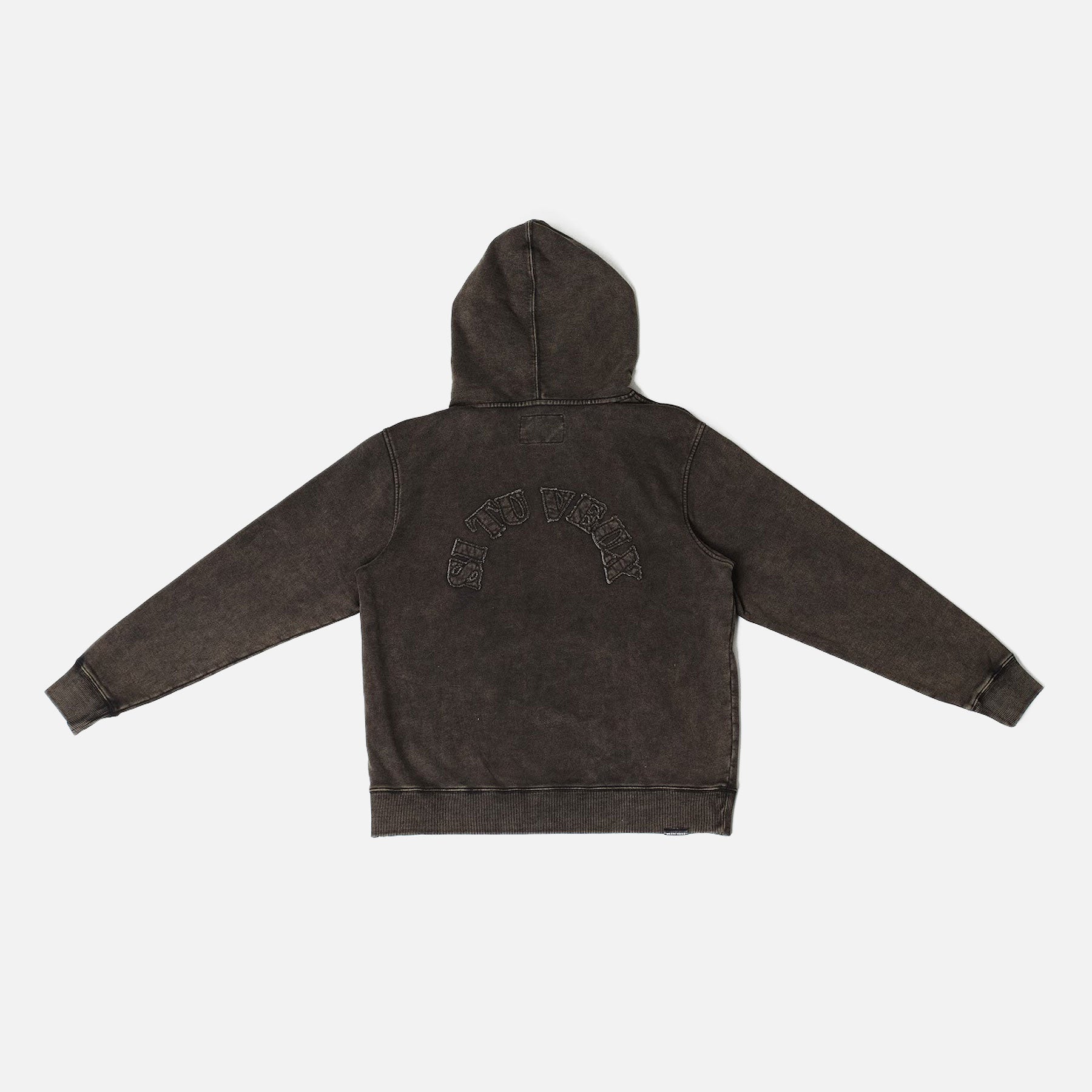 Si TU VEUX CORE 2.0 HOODIE - WASHED BLACK - TV0107