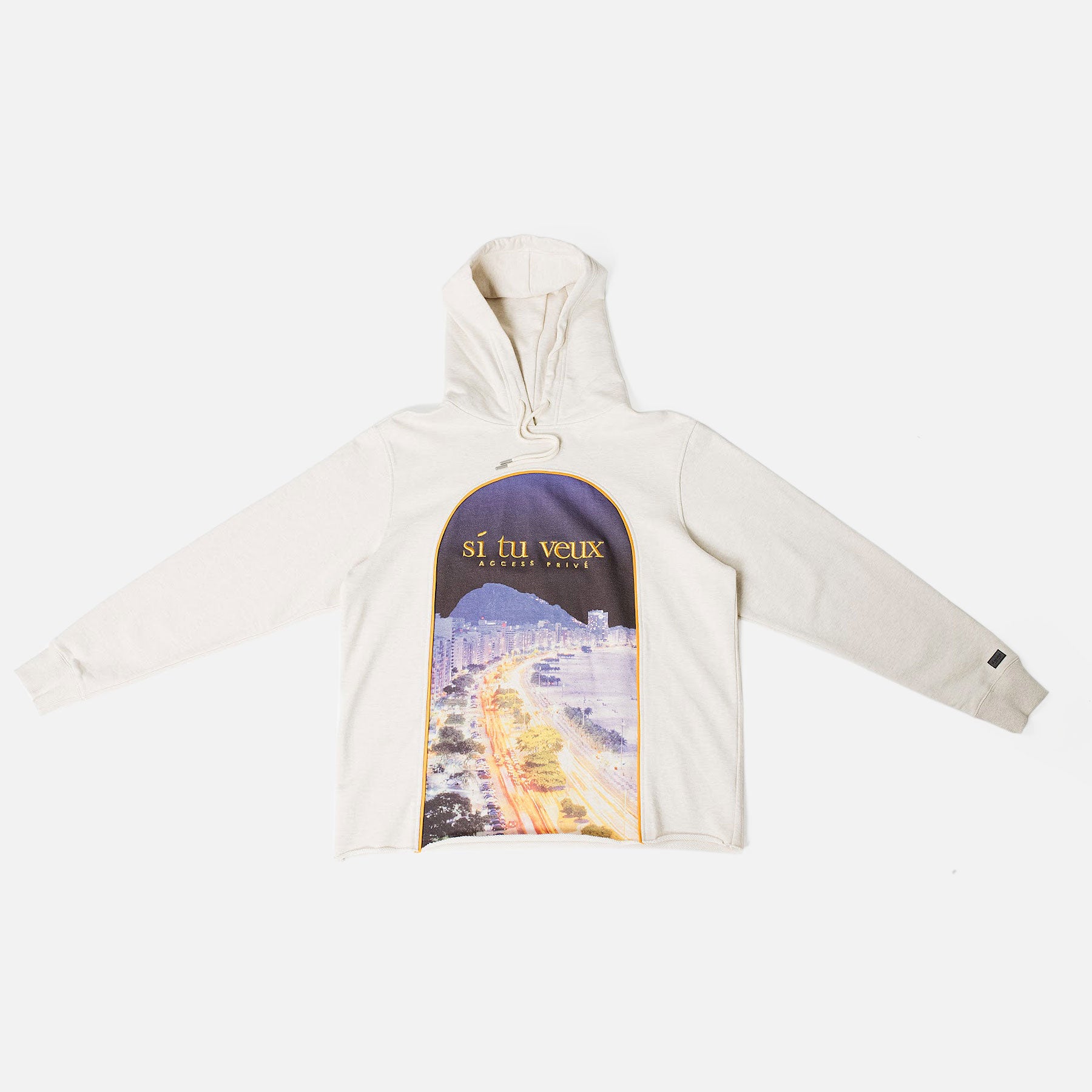 Si TU VEUX RIVIERA HOODIE - HEATHER OATMEAL - TV0101