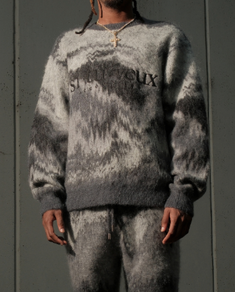 Si TU VEUX Rustic Flare Joggers stacked denim, stack jeans, super stack