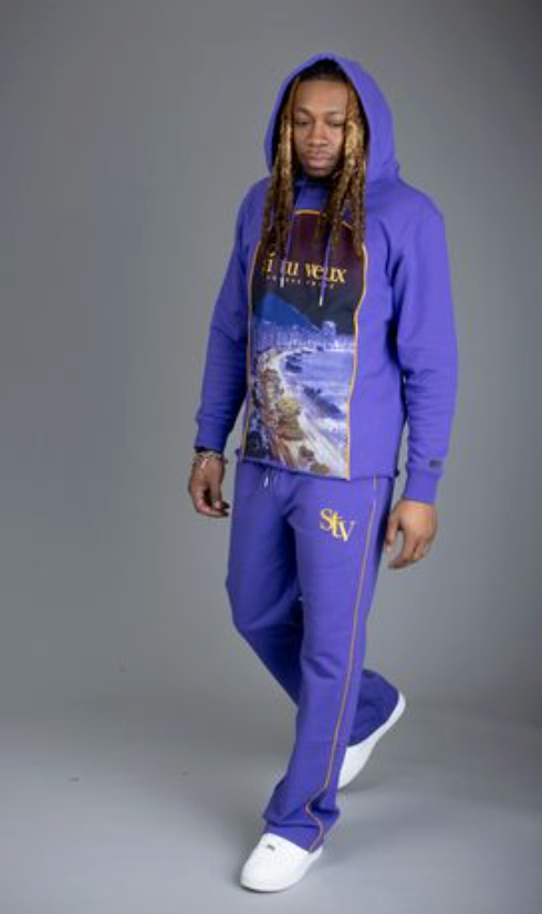 SI TU VEUX RIVIERA HOODIE - VIOLET PURPLE - TV0101