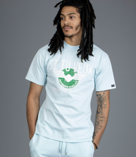 RIVIERA T SHIRT - DELICATE BLUE - TV0103