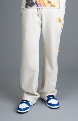 RIVIERA LOOSE FIT JOGGER - HEATHER OATMEAL - TV0102