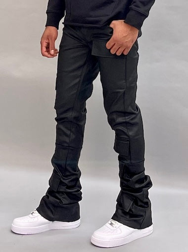 MPC 38" STACKED JEANS - BLACK WAX TV0051 RMX