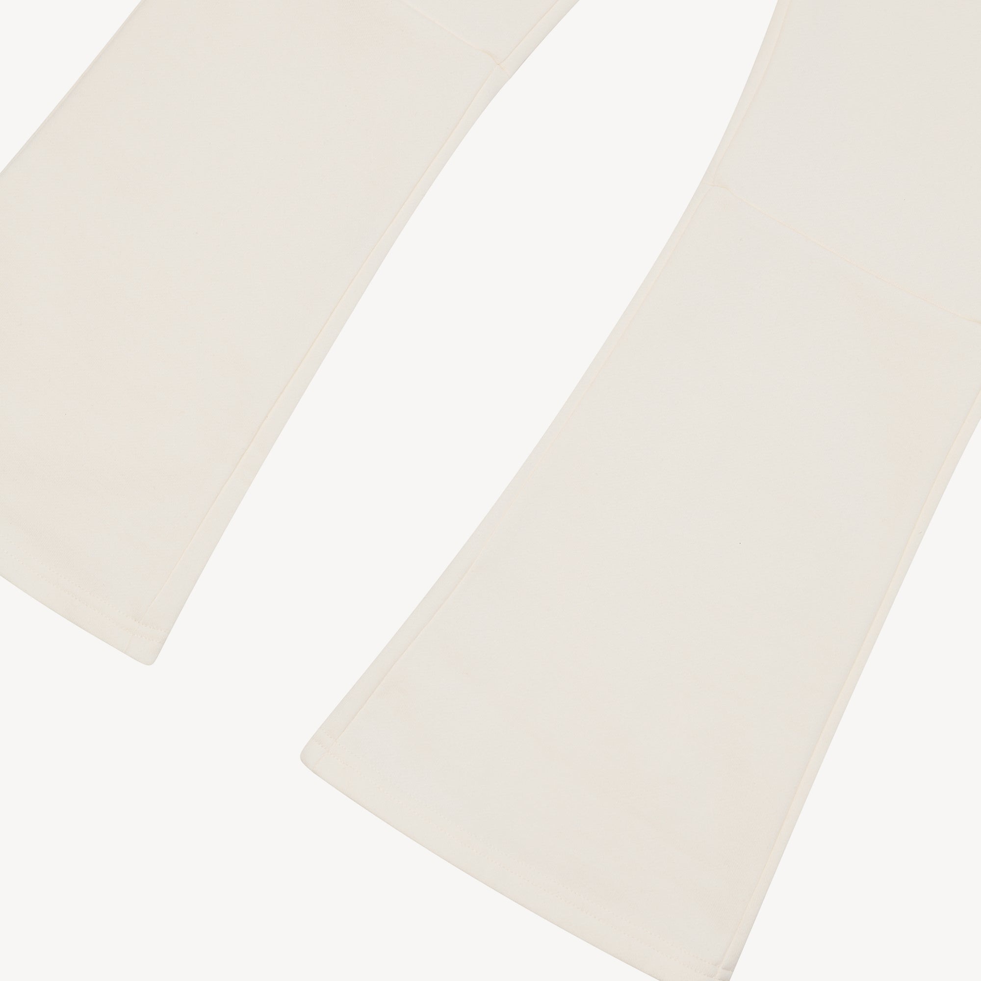 SIGNATURE VEUX STACKED FLARE JOGGER - IVORY - TV0088