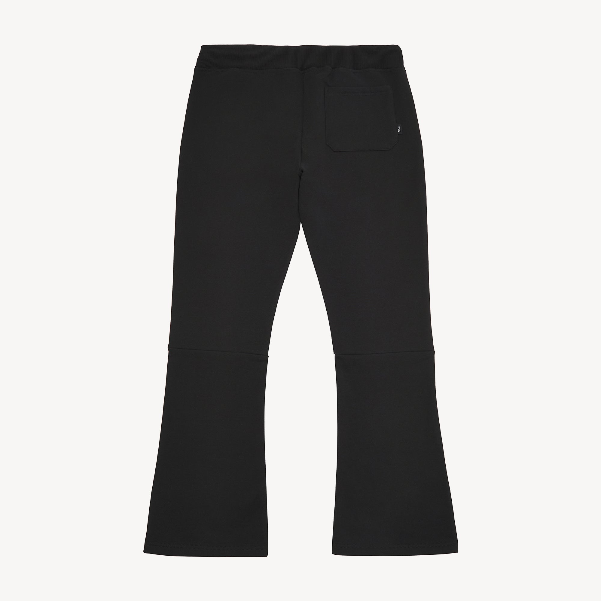 SIGNATURE VEUX STACKED FLARE JOGGER - BLACK - TV0088