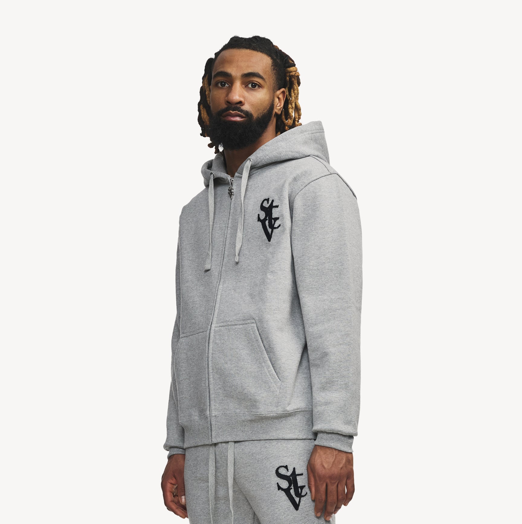 LOGO ZIP HOODIE - TV0091