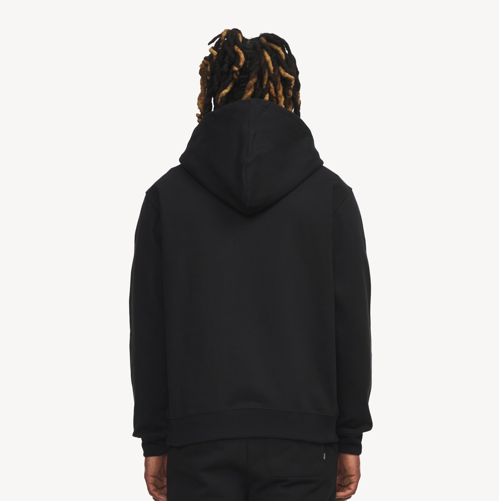 SI TU VEUX LOGO ZIP HOODIE - BLACK - TV0091