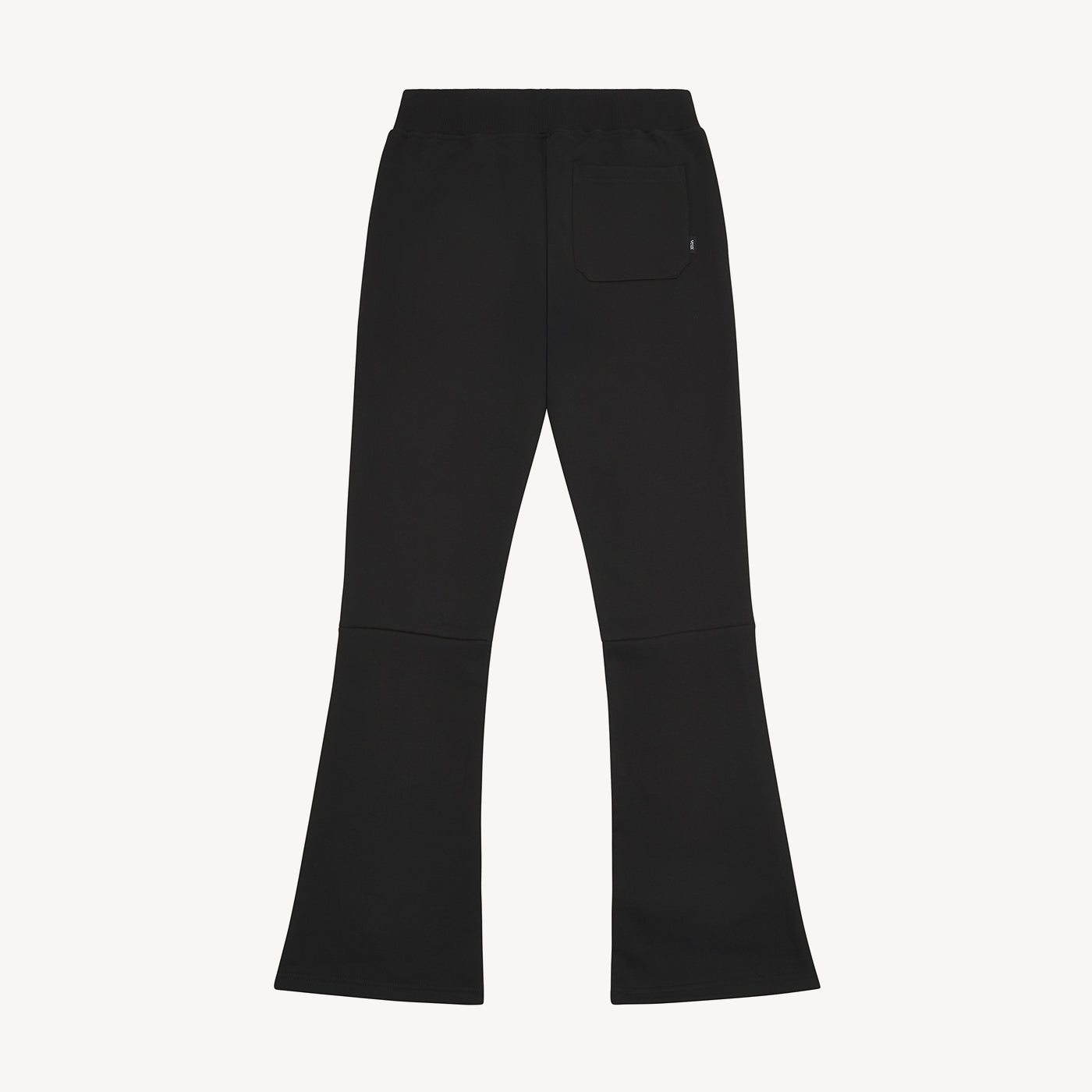 STV STACKED FLARE JOGGER BLACK