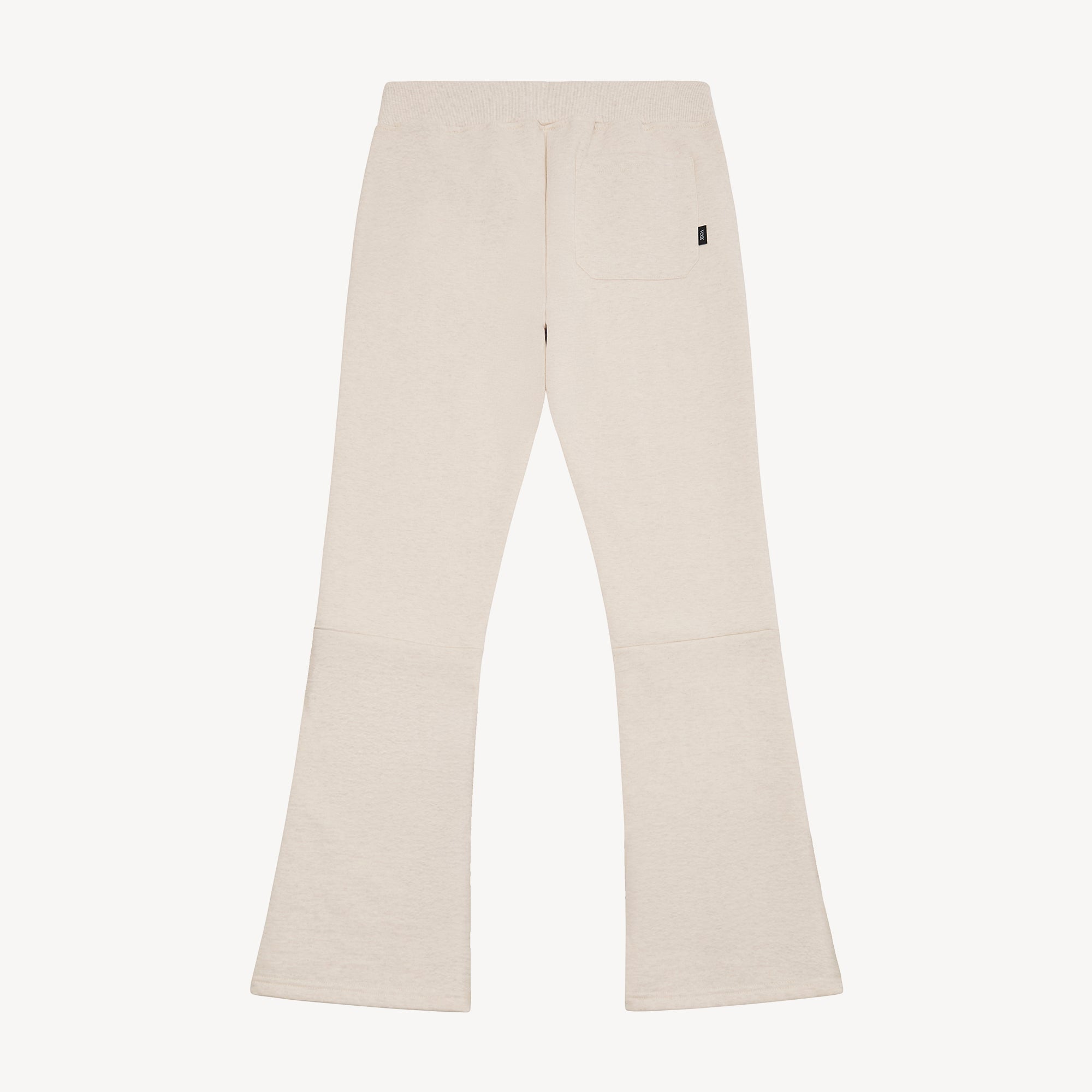 STV STACKED FLARE JOGGER HEATHER OATMEAIL