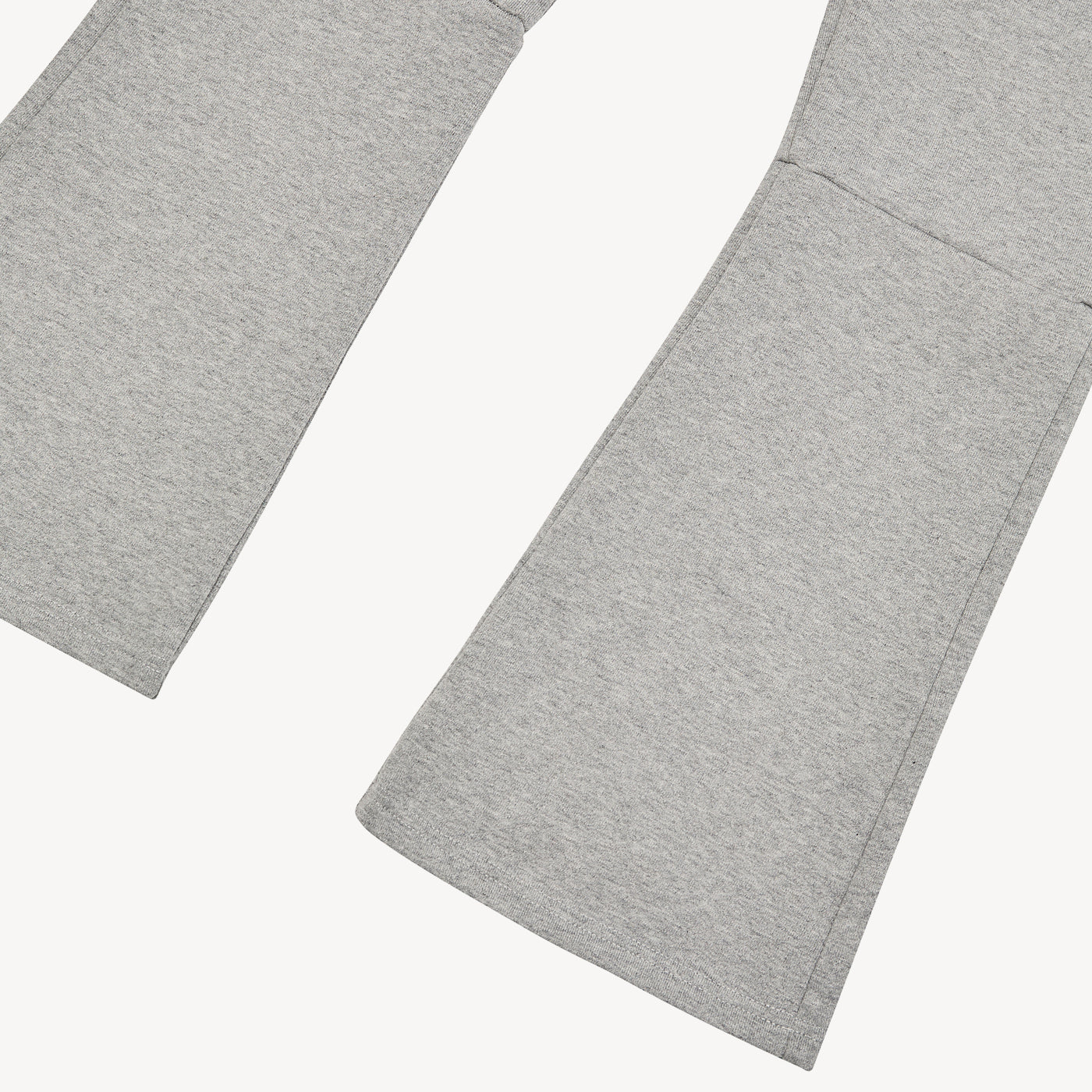 STV STACKED FLARE JOGGER - HEATHER GREY - TV0092