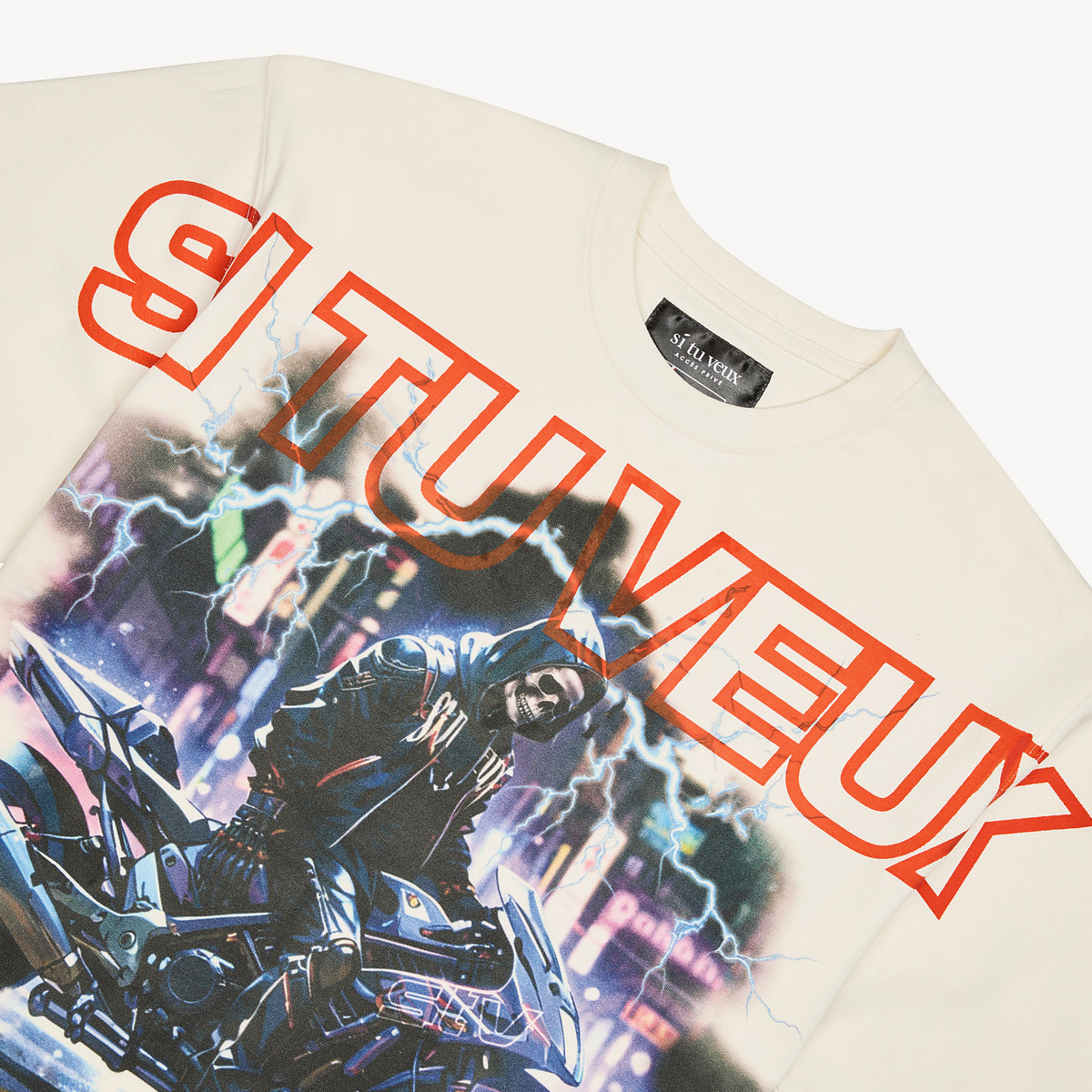 STV MOTOCLUB T-SHIRT WHITE