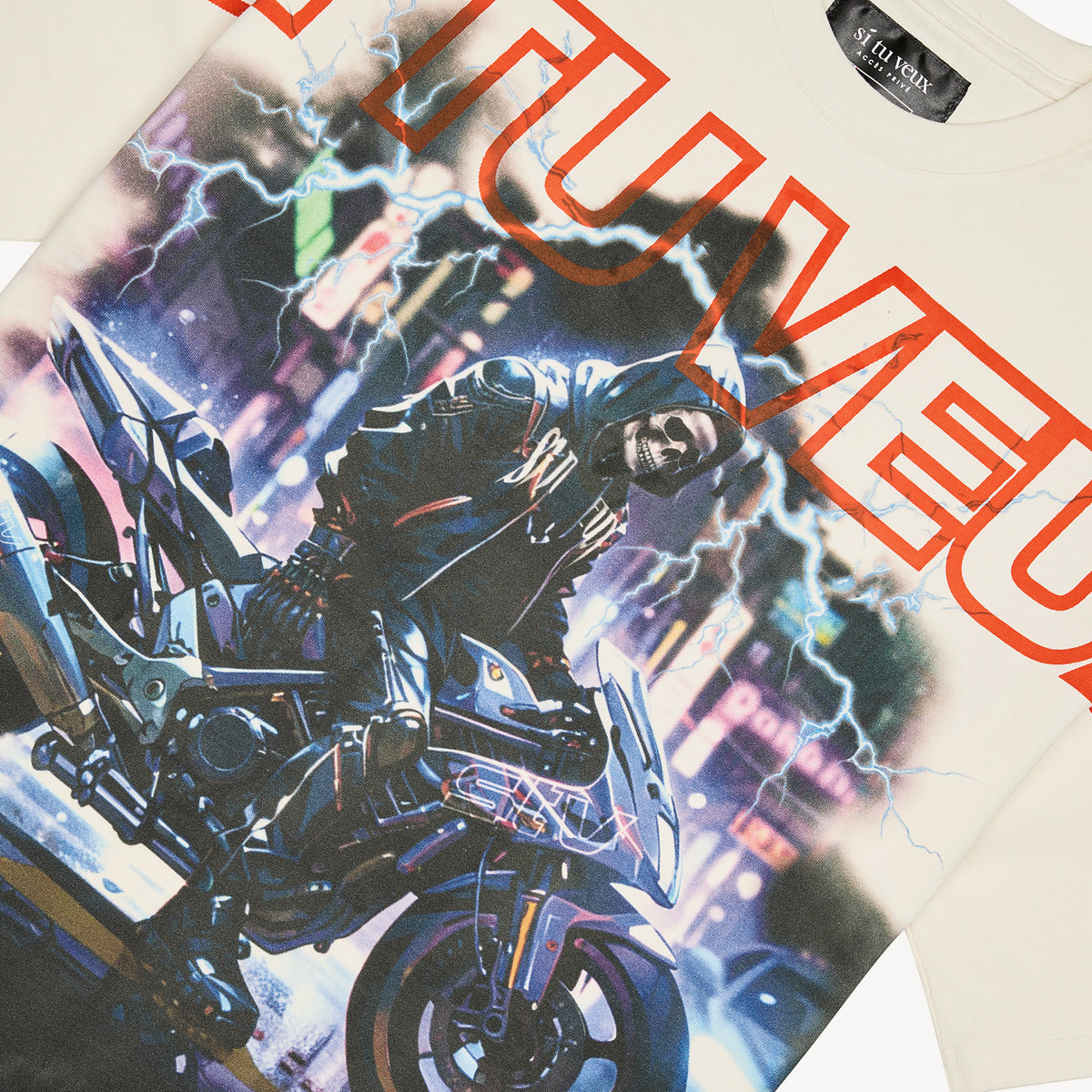 STV MOTOCLUB T-SHIRT WHITE