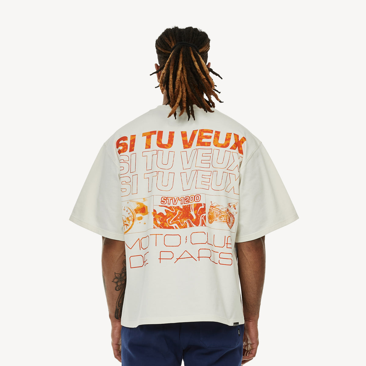 STV MOTOCLUB T-SHIRT WHITE