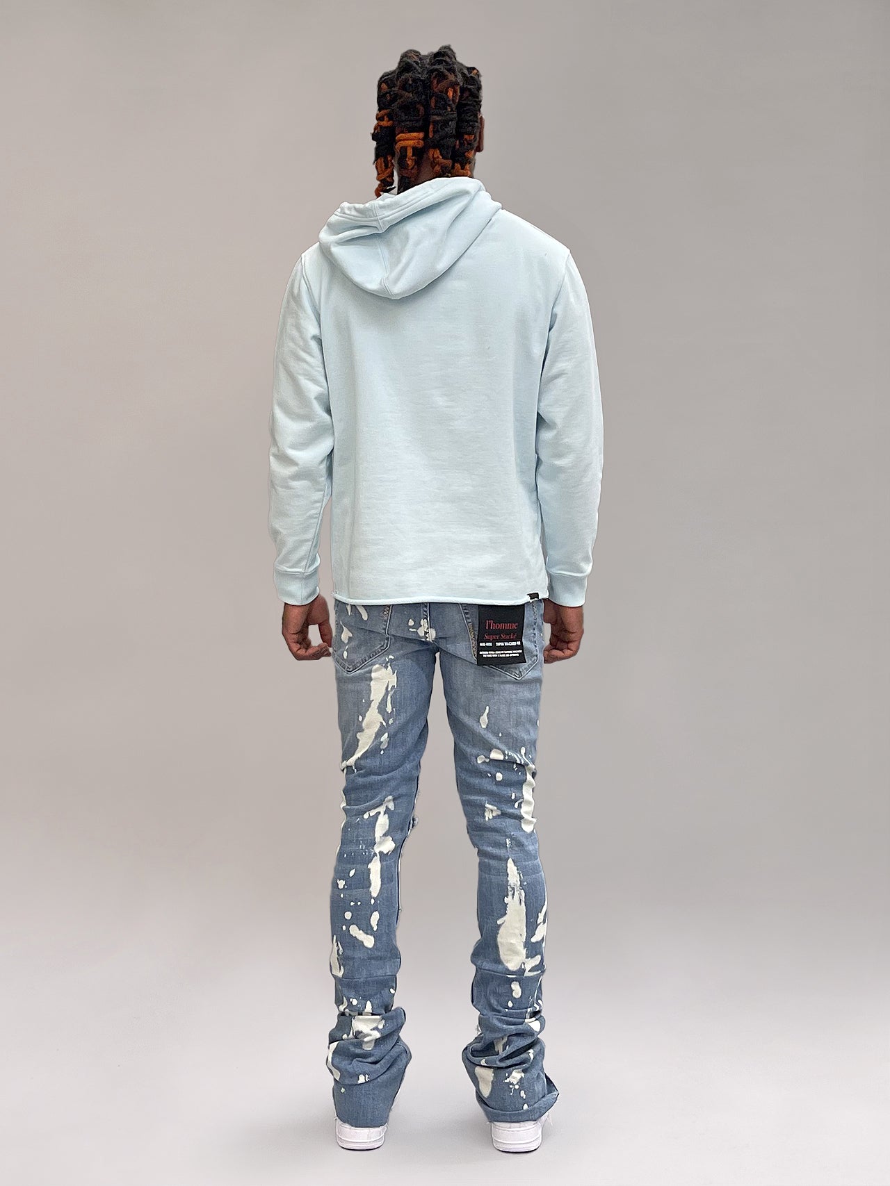 SI TU VEUX WARREN 38" STACKED JEAN - INDIGO WASH - TV0056