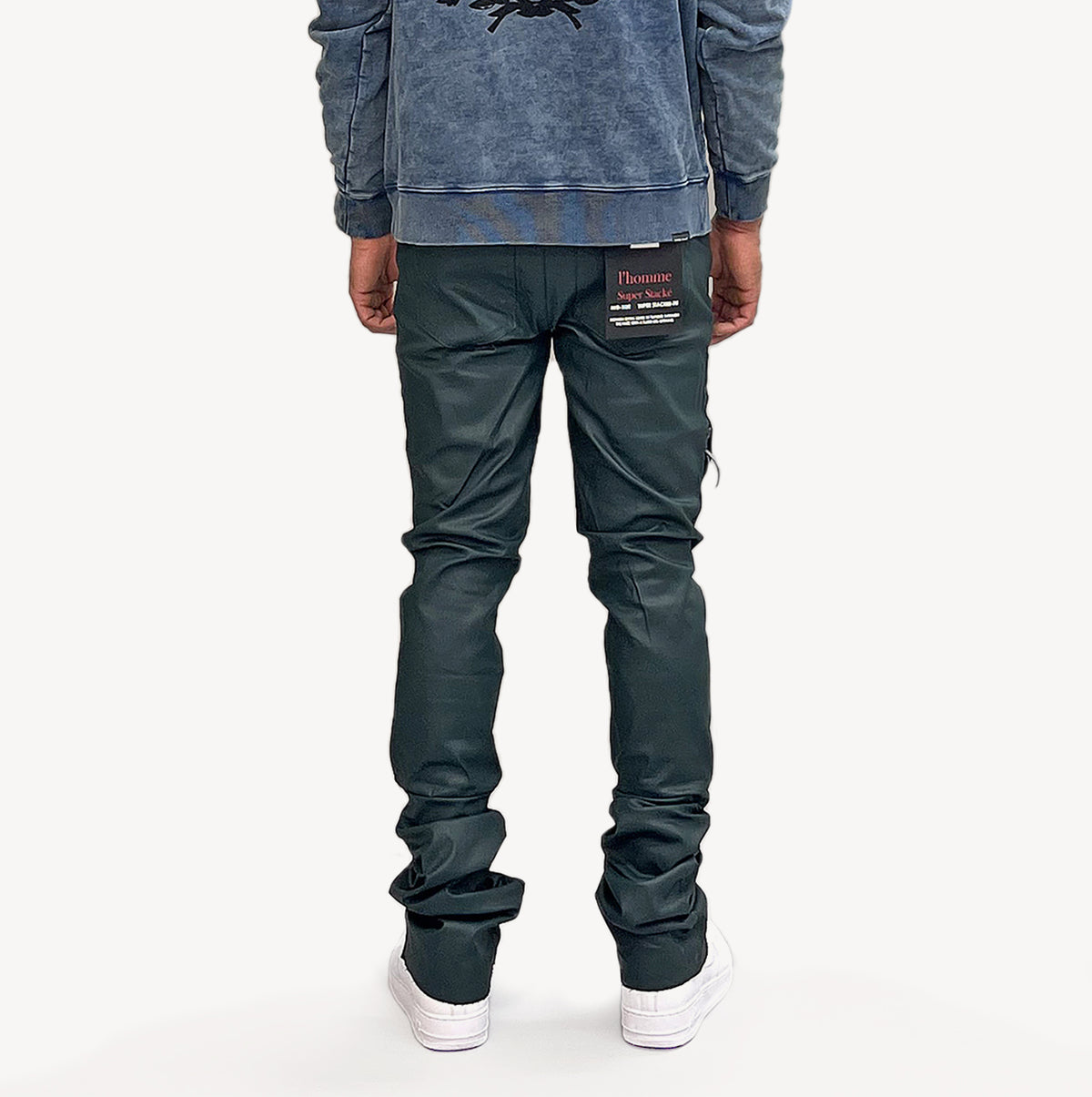 Si TU VEUX GORDON WAX 39" STACKED JEAN HUNTER GREEN WAX